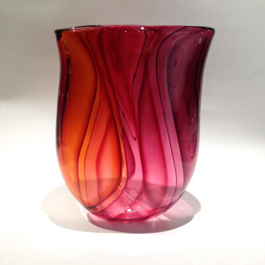 Lisa Samphire Switch Axis Vase 11x8x4 The Avenue Gallery Victoria BC Canadian contemporary art