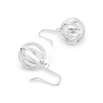 Finely-crafted Sterling Silver Q Series Earrings by HK+NP Studio at The Avenue Gallery, a contemporary fine art gallery in Victoria, British Columbia, Canada.