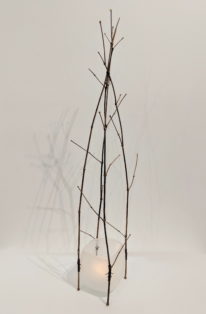 Bamboo Tealight by Naoko Takenouchi at The Avenue Gallery, a contemporary fine art gallery in Victoria, BC, Canada.
