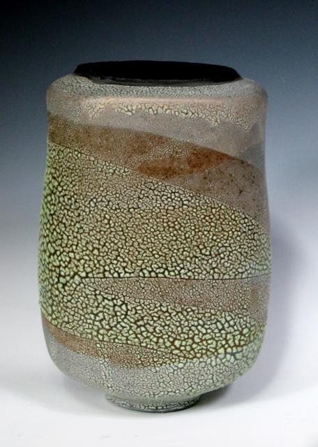 Ceramic Large Rock Vase by Sandra Dolph at The Avenue Gallery, a contemporary fine art gallery in Victoria, British Columbia, Canada.