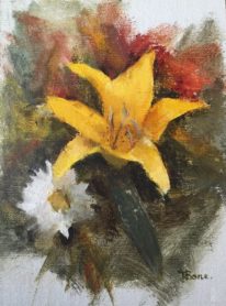 Classical still-life painting, Lilium Study by Tanya Bone at The Avenue Gallery, a contemporary fine art gallery in Victoria, BC, Canada.