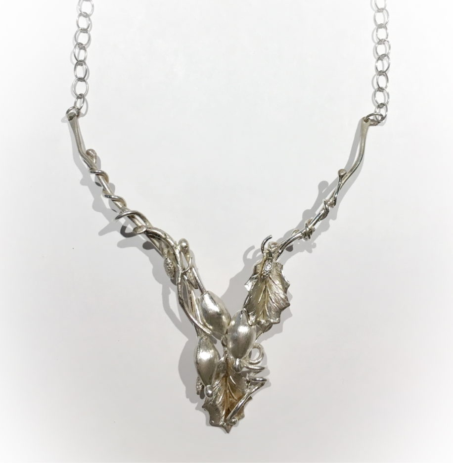 Sterling Silver Necklace by Darlene Letendre at The Avenue Gallery, a contemporary fine art gallery in Victoria, BC, Canada.