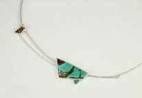 Turquoise and Stefoinite Necklace by Brenda Roy at The Avenue Gallery, a contemporary fine art gallery in Victoria, BC, Canada.