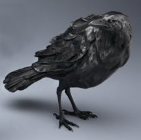 Ordinary Crow, edition 23 of 35 by Nicola Prinsen at The Avenue Gallery, a contemporary fine art gallery in Victoria, BC, Canada.