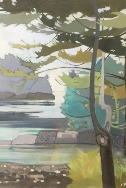 West coast painting, Along the Wild Pacific Trail by Lorna Dockstader at The Avenue Gallery, a contemporary fine art gallery in Victoria, BC, Canada.