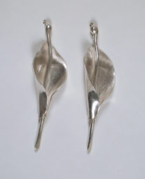 Calla Lily Earrings - Large by Darlene Letendre at The Avenue Gallery, a contemporary fine art gallery in Victoria, BC, Canada.