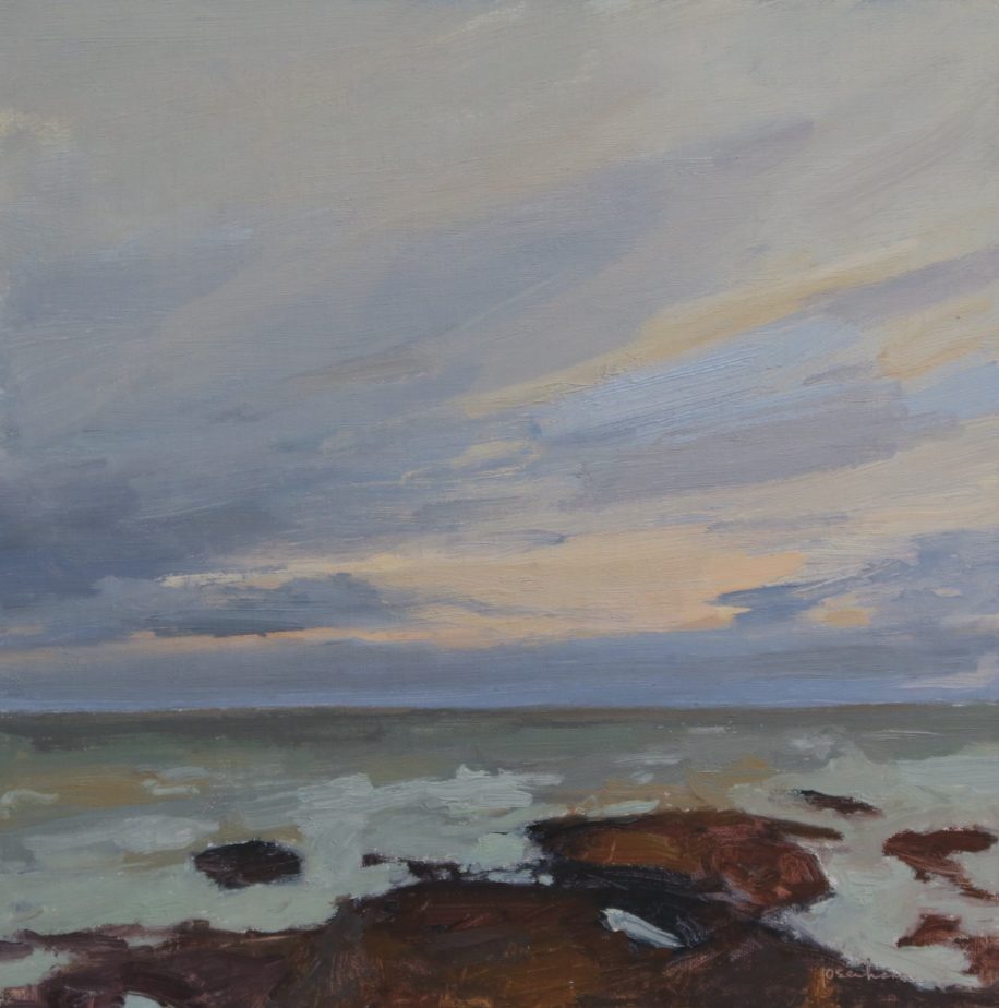 Evening Comes To The Strait of Juan de Fuca by Maria Josenhans, at The Avenue Gallery, a contemporary fine art gallery in Victoria BC, Canada