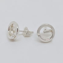 Cronos Earrings by Dorothée Rosen at The Avenue Gallery, a contemporary fine art gallery in Victoria, BC, Canada.