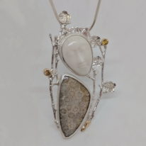 Antheia Pendant by Andrea Russell at The Avenue Gallery, a contemporary gallery in Victoria B.C. Canada
