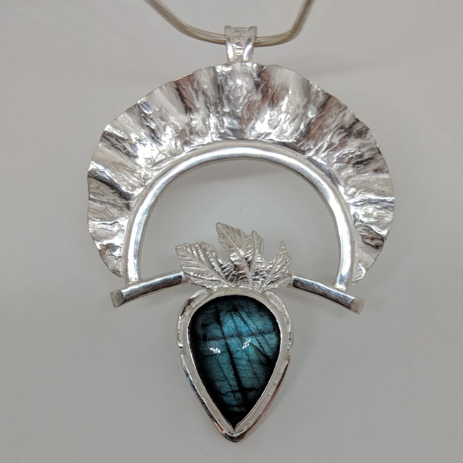 Morning Dew Pendant by Andrea Russell at The Avenue Gallery, a contemporary gallery in Victoria B.C., Canada.