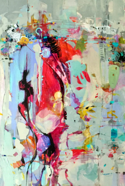 Flight To Hong Kong by Eunmi Conacher at The Avenue Gallery, a contemporary fine art gallery in Victoria, BC, Canada.