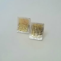 City Square Earrings by Andrea Roberts at The Avenue Gallery, a contemporary fine art gallery in Victoria, BC, Canada.