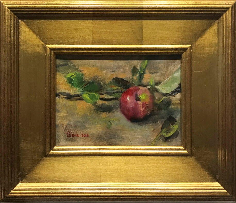 An Apple A Day by Tanya Bone at The Avenue Gallery, a contemporary fine art gallery in Victoria, BC, Canada.