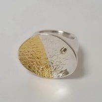 Seagrass Ring by Andrea Roberts at The Avenue Gallery, a contemporary fine art gallery in Victoria, BC, Canada.