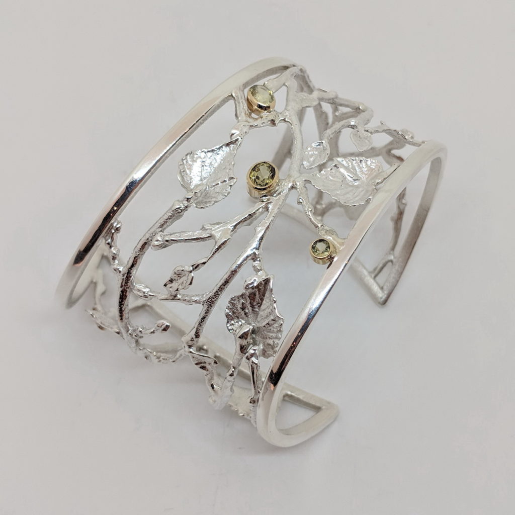 Tangled Forest Cuff by Andrea Russell at The Avenue Gallery, a contemporary art gallery in Victoria, B.C. Canada