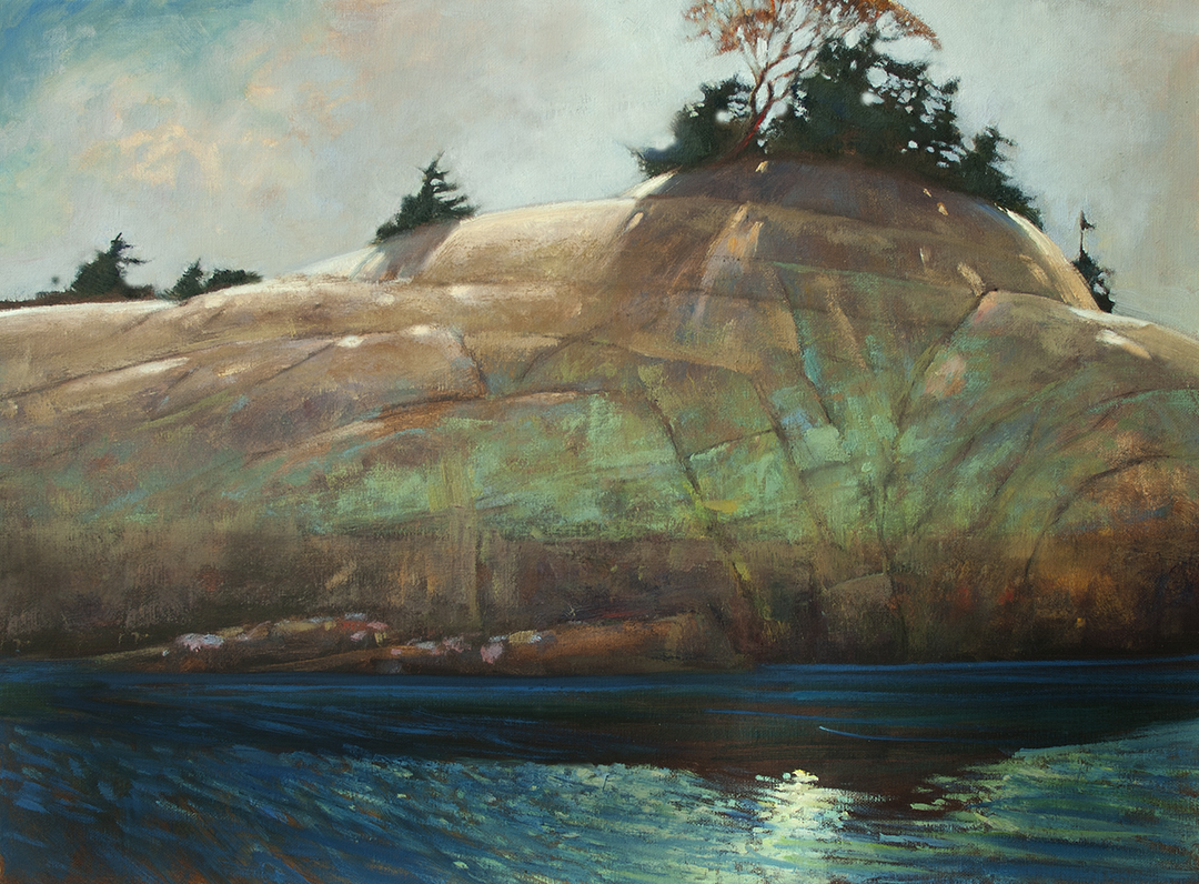 West Coast Islet by Brent Lynch at The Avenue Gallery, a contemporary fine art gallery in Victoria, BC, Canada.