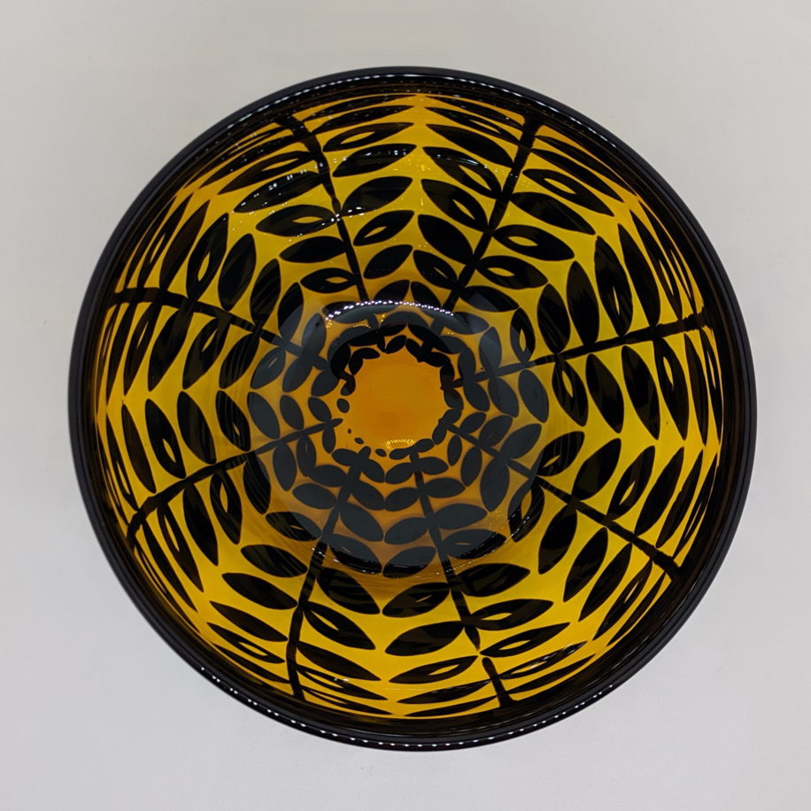 Large Graal Bowl (Yellow) by Naoko Takenouchi at The Avenue Gallery, a contemporary fine art gallery in Victoria, BC, Canada.