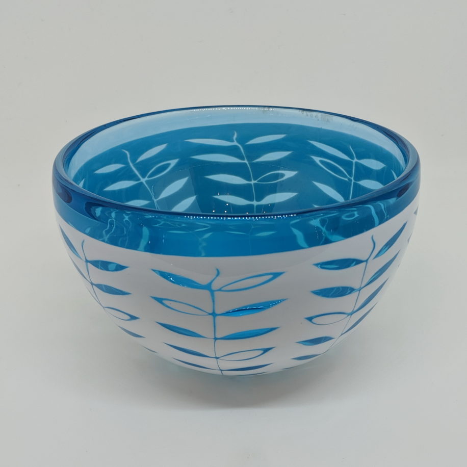 Small Graal Bowl (Teal) by Naoko Takenouchi at The Avenue Gallery, a contemporary fine art gallery in Victoria, BC, Canada.
