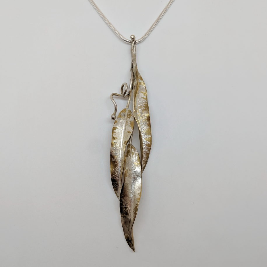 Silver Infused Bronze Pendant by Darlene Letendre at The Avenue Gallery, a contemporary fine art gallery in Victoria, BC, Canada.