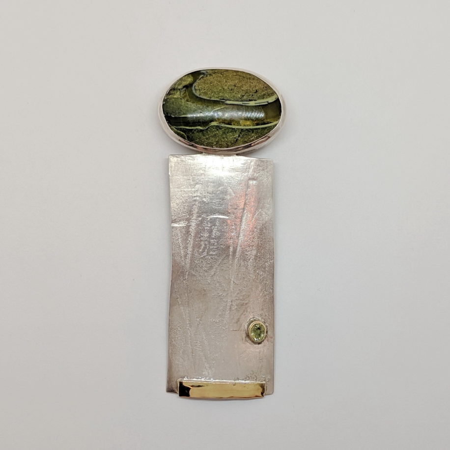 Fields of Green Pendant by Andrea Russell at The Avenue Gallery, a contemporary fine art gallery in Victoria, BC, Canada