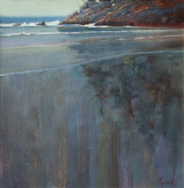 Tofino Mirror, Long Beach (Field Study) by Brent Lynch at The Avenue Gallery, a contemporary fine art gallery in Victoria, BC, Canada.