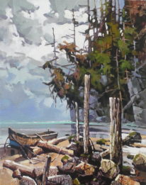 North Coast by Bi Yuan Cheng at The Avenue Gallery, a contemporary fine art gallery in Victoria, BC, Canada.