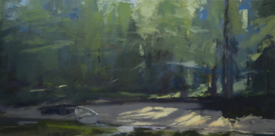 On The Banks Of The Estuary by Maria Josenhans at The Avenue Gallery, a contemporary fine art gallery in Victoria, BC, Canada.
