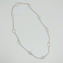 Baroque White Pearl Necklace by Val Nunns at The Avenue Gallery, a contemporary art gallery in Victoria, BC., Canada
