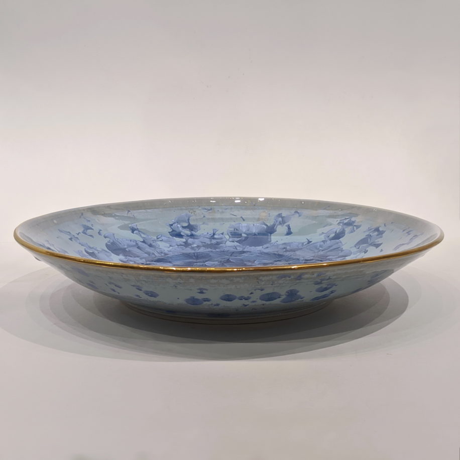Blue & Gold Bowl 15.5 inch by Bill Boyd at The Avenue Gallery, a contemporary fine art gallery in Victoria, BC, Canada.