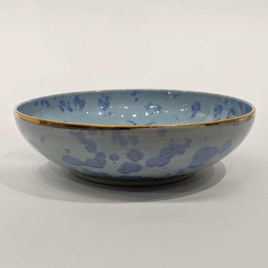 Blue & Gold Bowl by Bill Boyd at The Avenue Gallery, a contemporary fine art gallery in Victoria, BC, Canada.