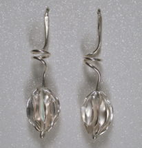 Argentium & Fine Silver Earrings by Darlene Letendre at The Avenue Gallery, a contemporary fine art gallery in Victoria, BC, Canada.