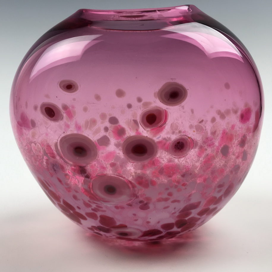 Tulip Vase (Pink) by Lisa Samphire at The Avenue Gallery, a contemporary fine art gallery in Victoria, BC, Canada.