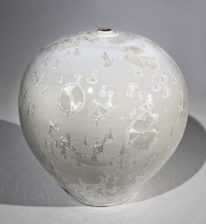 Pearl Bulb Vase #319 by Bill Boyd at The Avenue Gallery, a contemporary art gallery in Victoria BC., Canada