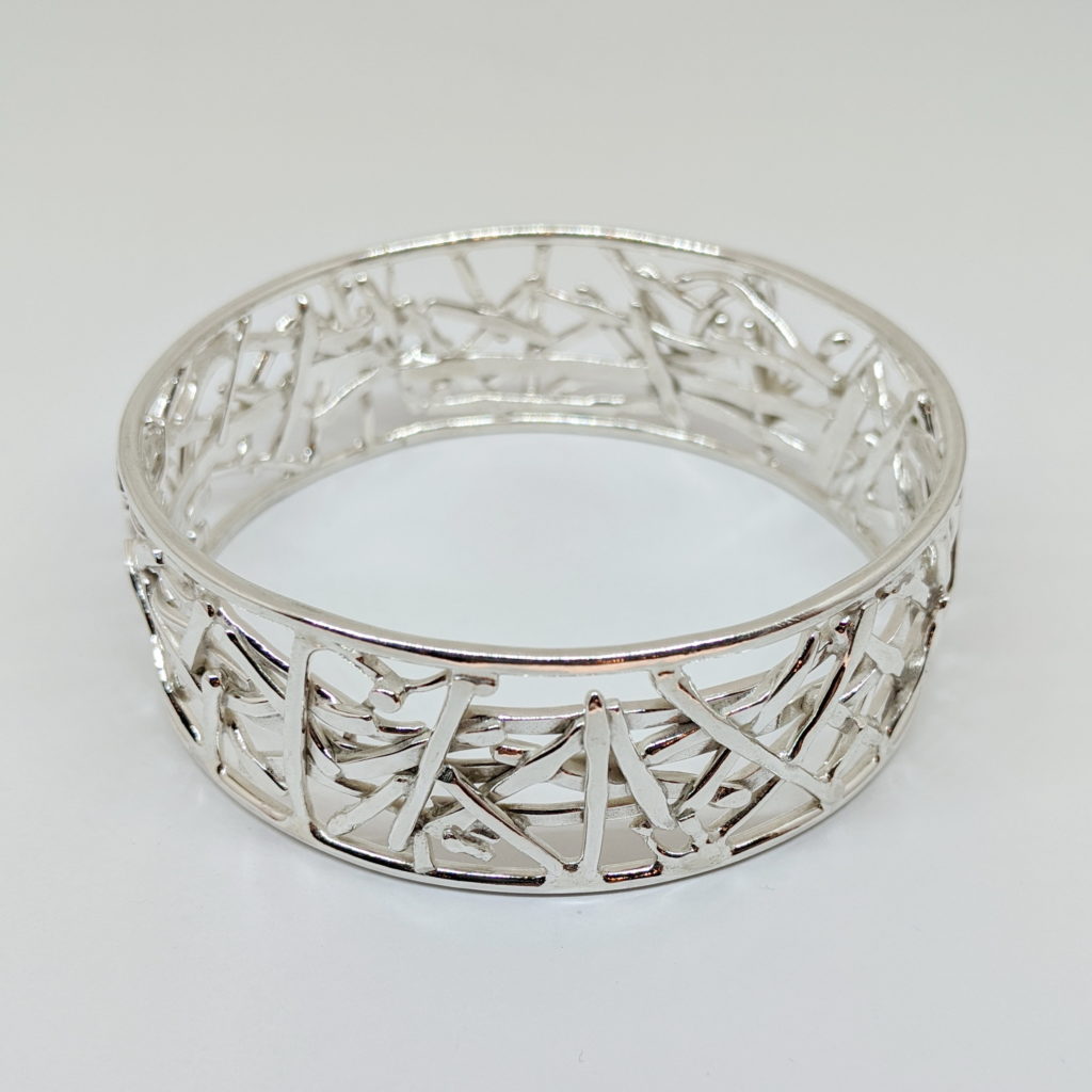 Twig Bangle (Large) by A & R Jewellery at The Avenue Gallery, a contemporary fine art gallery in Victoria, BC, Canada.