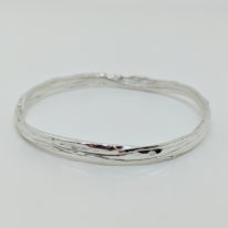 Bark Bangle (Extra Large) by A & R Jewellery at The Avenue Gallery, a contemporary fine art gallery in Victoria, BC, Canada.