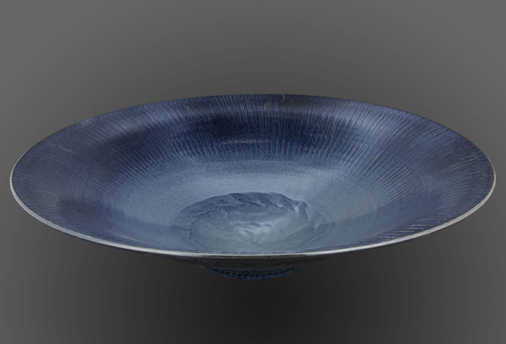 Blue Black bowl by Derek Kasper at The Avenue Gallery, a contemporary fine art gallery in Victoria, BC, Canada.