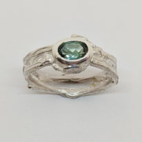 Silver & Tourmaline Ring by Andrea Russell at The Avenue Gallery, a contemporary fine art gallery in Victoria, BC, Canada.