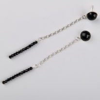 B-Line Earrings by LULU B Designs at The Avenue Gallery, a contemporary fine art gallery in Victoria, BC, Canada.