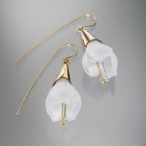 Lily Earrings (14 Karat Gold Filled) by Minori Takagi at The Avenue Gallery, a contemporary fine art gallery in Victoria, BC, Canada.
