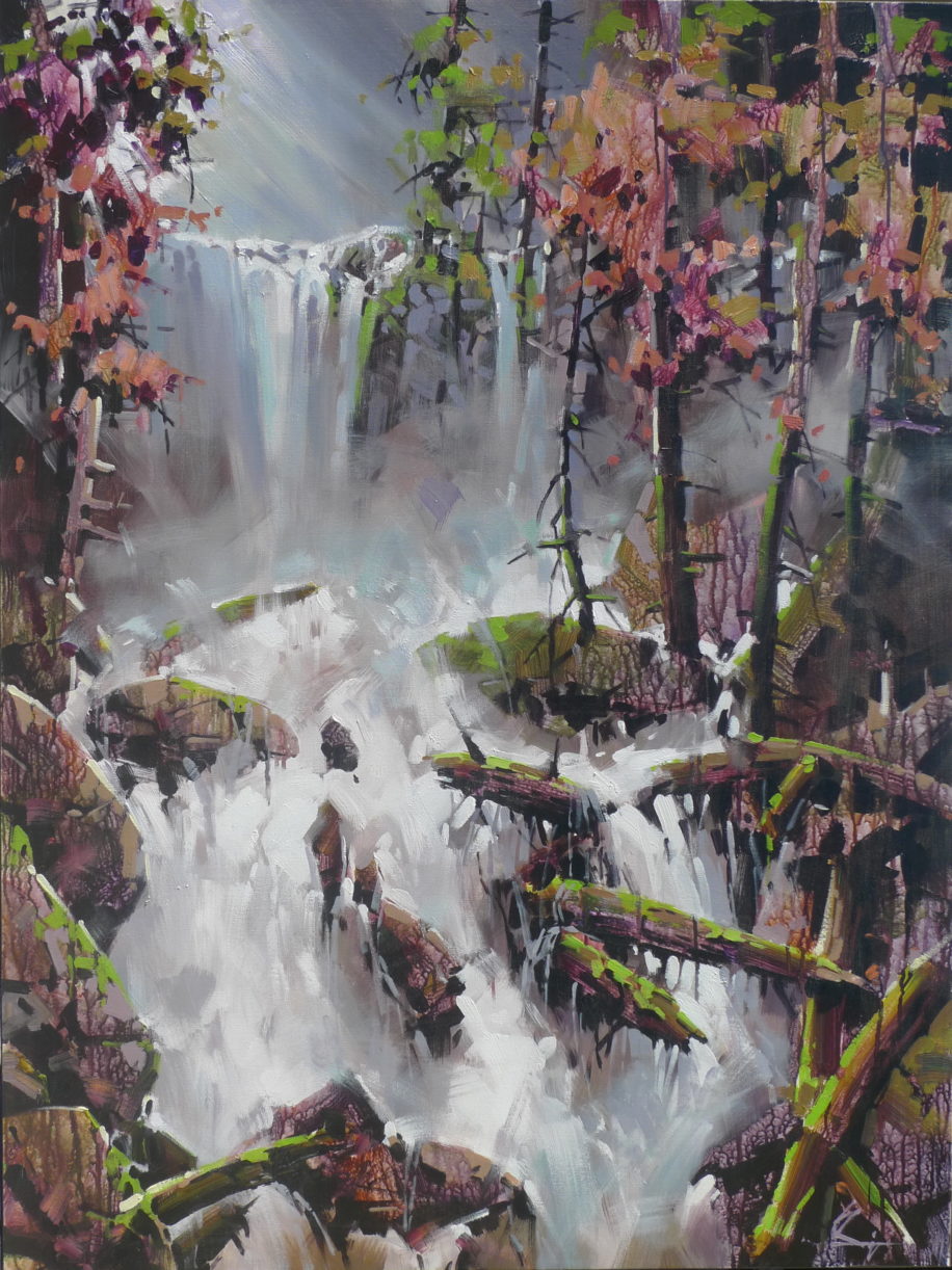 Falls Roots by Bi Yuan Cheng at The Avenue Gallery, a contemporary fine art gallery in Victoria, BC, Canada.