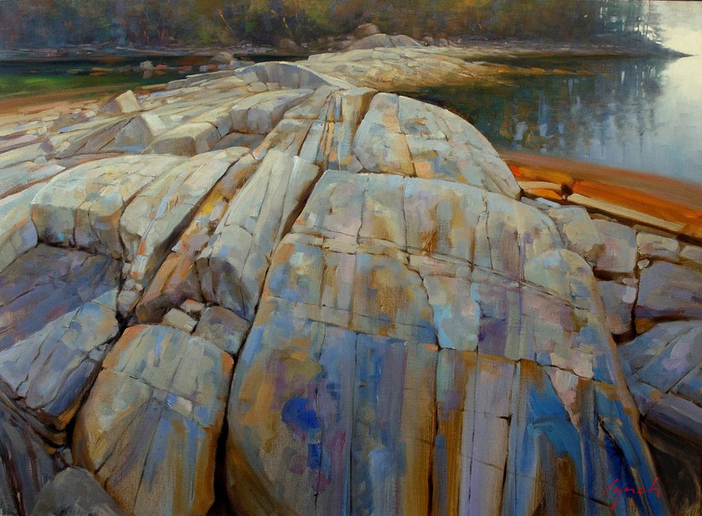 Escarpment Brickyard Nanoose Bay by Brent Lynch at The Avenue Gallery, a contemporary fine art gallery in Victoria, BC, Canada.