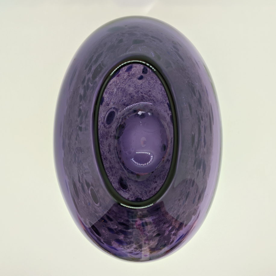 Tulip Vase - Blue/Purple by Lisa Samphire at The Avenue Gallery, a contemporary art gallery in Victoria, BC, Canada.