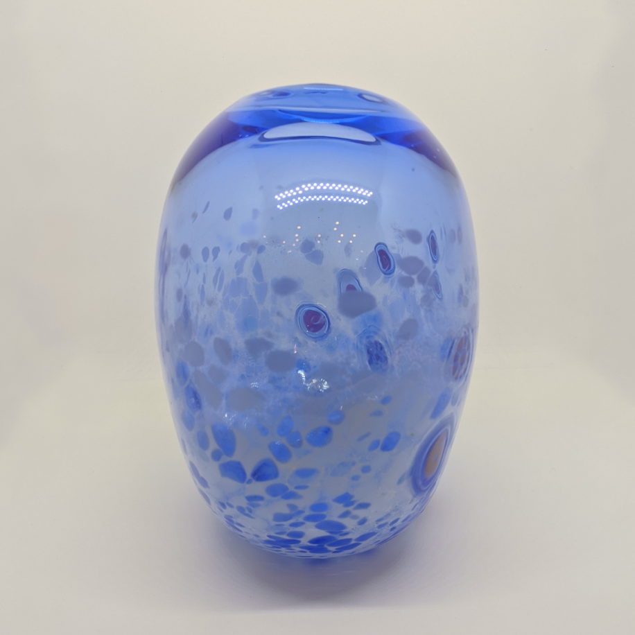 Tulip Vase - Light Blue by Lisa Samphire at The Avenue Gallery, a contemporary art gallery in Victoria, BC, Canada