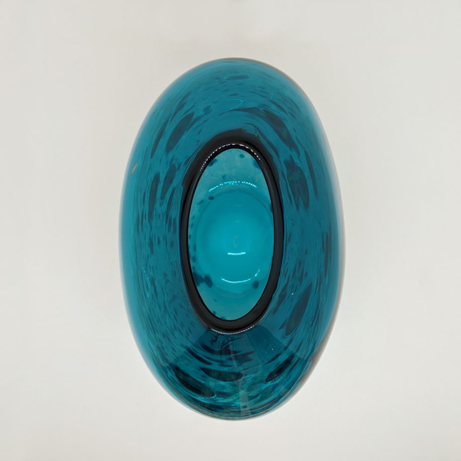 Tulip Vase - Teal by Lisa Samphire at The Avenue Gallery, a contemporary art gallery in Victoria, BC, Canada
