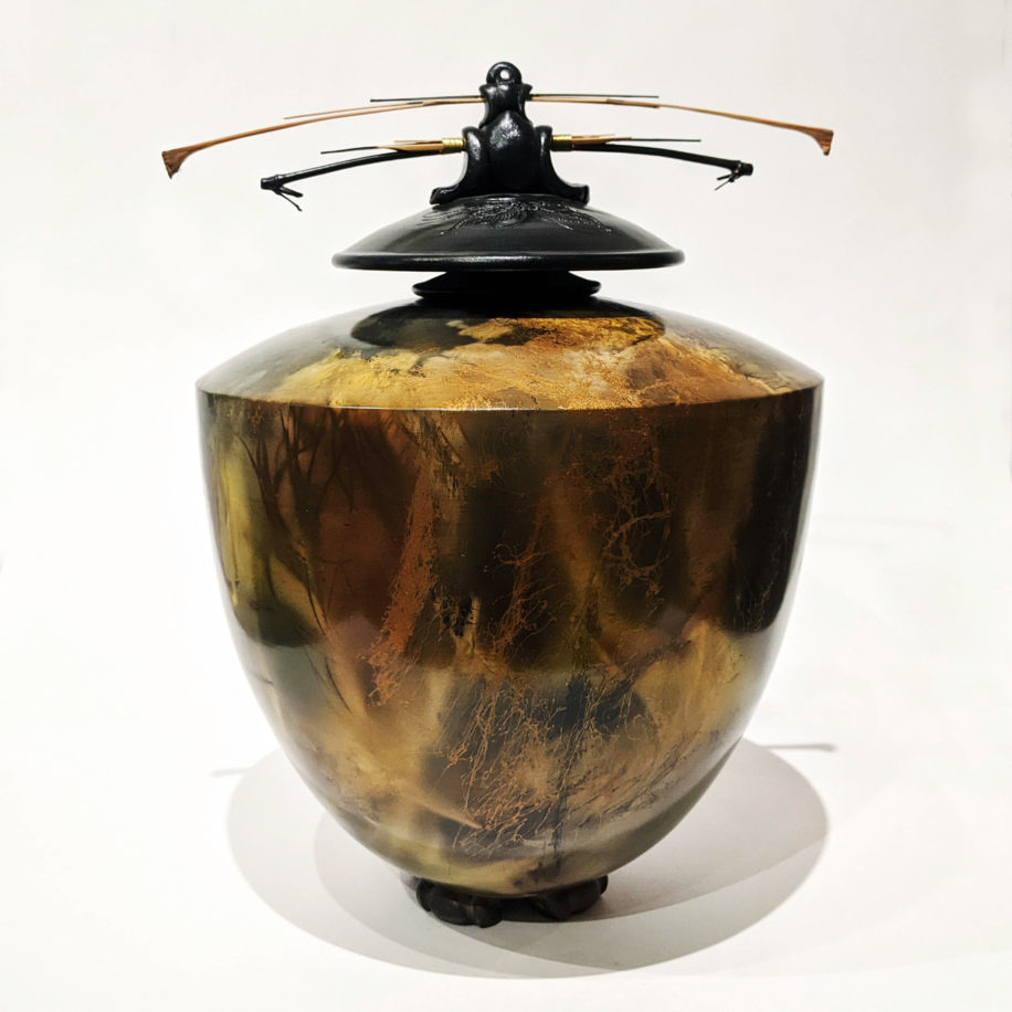 Large Burnished Vase by Geoff Searle at The Avenue Gallery, a contemporary art gallery in Victoria BC, Canada.