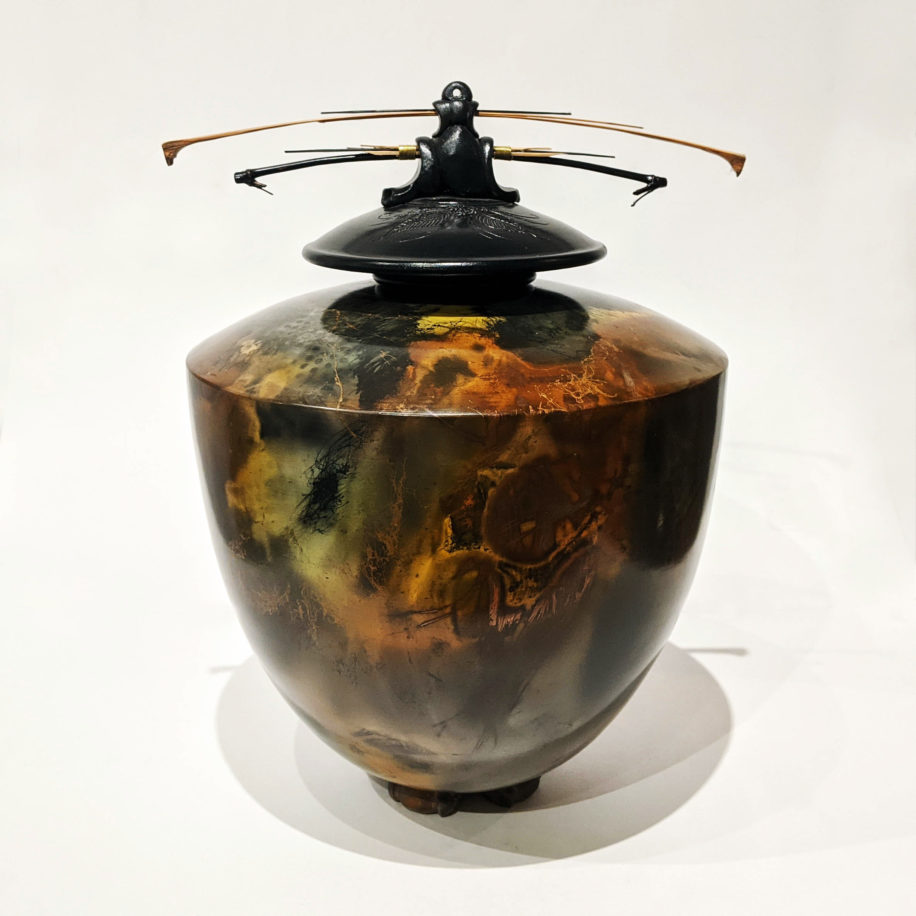 Large Burnished Vase by Geoff Searle at The Avenue Gallery, a contemporary art gallery in Victoria BC, Canada.
