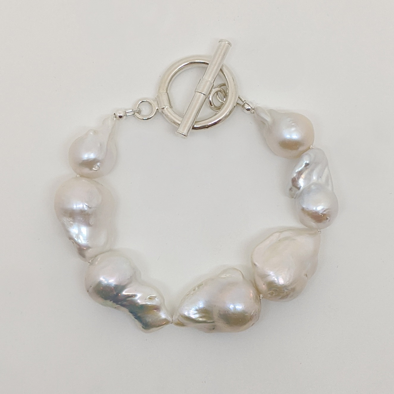 Baroque Pearl Sterling Bracelet