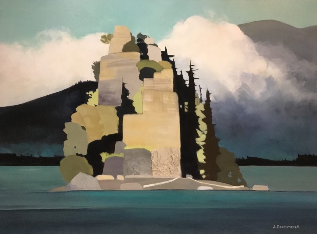 Ocean Islet by Lorna Dockstader at The Avenue Gallery, a contemporary fine art gallery in Victoria, BC, Canada.