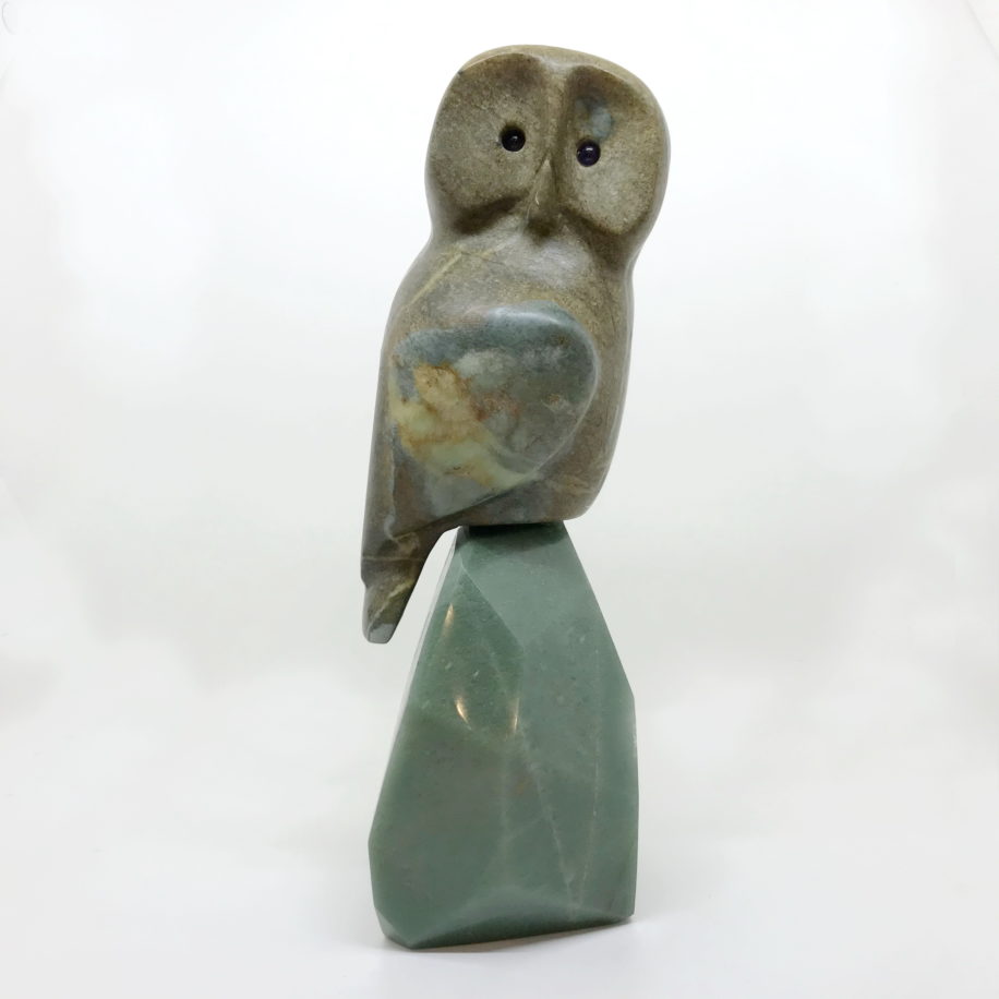 Owl Be Right Back by Vance Theoret at The Avenue Gallery, a contemporary fine art gallery in Victoria, BC, Canada.