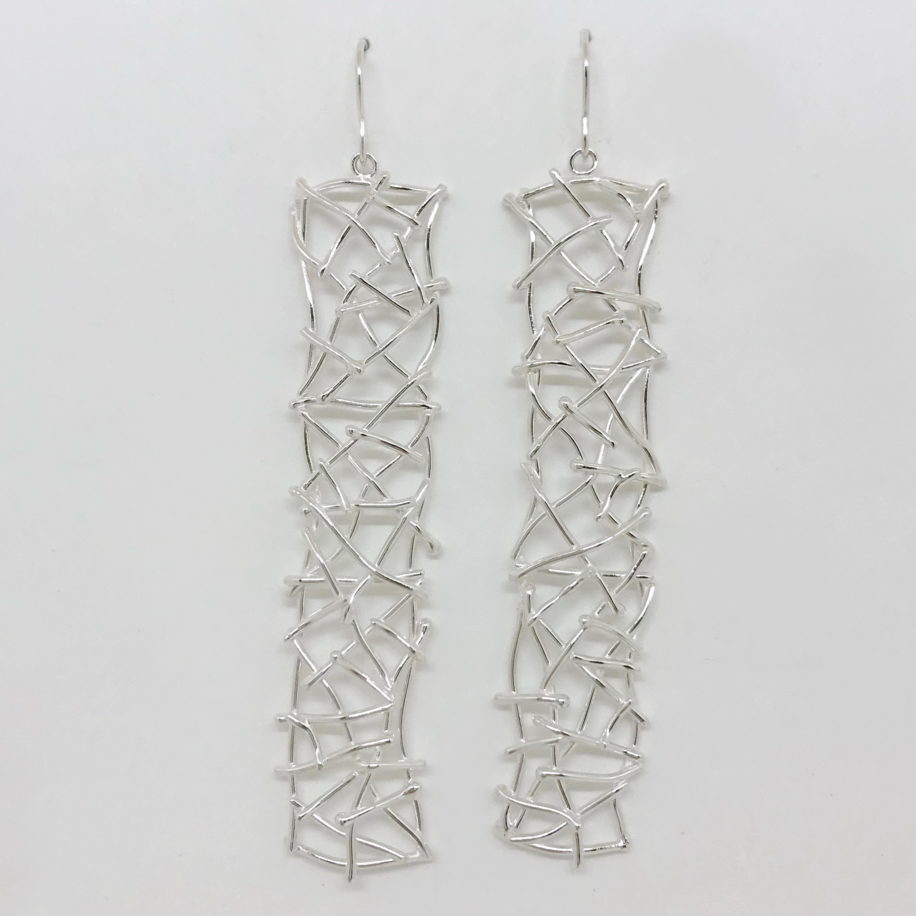 Long Twig Earrings by A & R Jewellery at The Avenue Gallery, a contemporary fine art gallery in Victoria, BC, Canada.